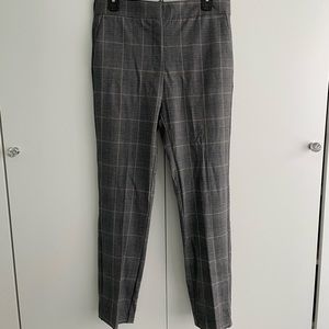 BRAND NEW ZARA PLAID WORK PANTS